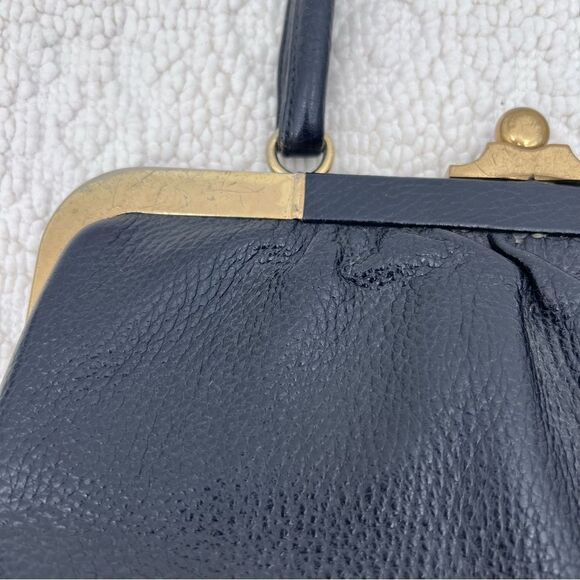 Vintage Saber Purses Handbag Black 1960s - Picture 6 of 13